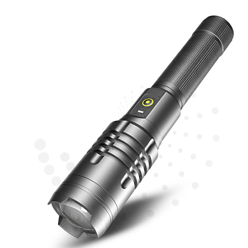 P50 Power Torch Aluminum Alloy USB Charging Input and Output Zoom High Light Flashlight
P50 Power Torch Aluminum Alloy USB Charging Input and Output Zoom High Light Flashlight