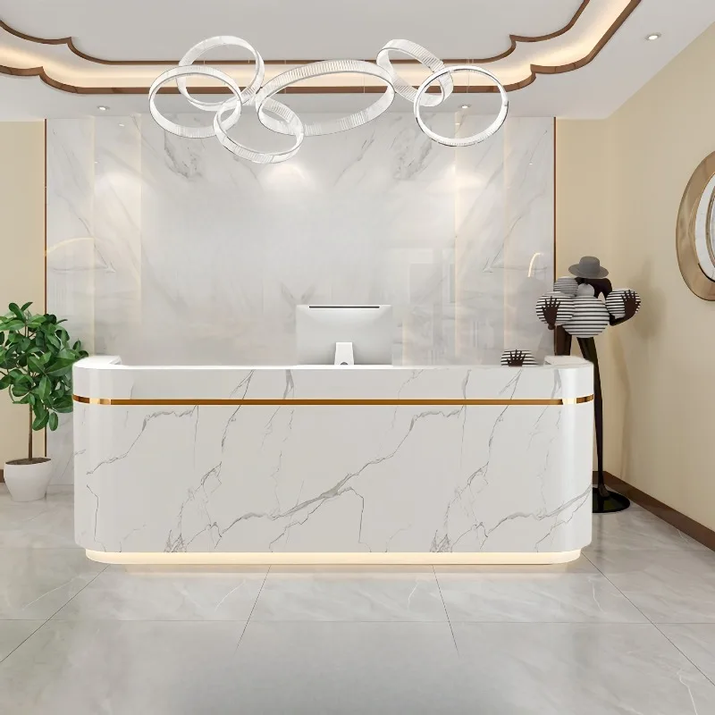 Luxury-lite Reception Desks Clothing Salon Simple Reception Desks Modern Style Nice Office Furniture Banco Reception ZY40JDT
Luxury-lite Reception Desks Clothing Salon Simple Reception Desks Modern Style Nice Office Furniture Banco Reception ZY40JDT