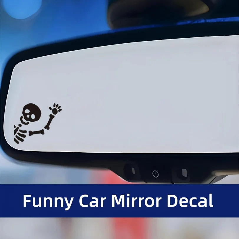 2PCS/SET Funny Waving Skeleton Stickers Waterproof Vinyl Decals For Car Rearview Mirror Styling Decor
2PCS/SET Funny Waving Skeleton Stickers Waterproof Vinyl Decals For Car Rearview Mirror Styling Decor