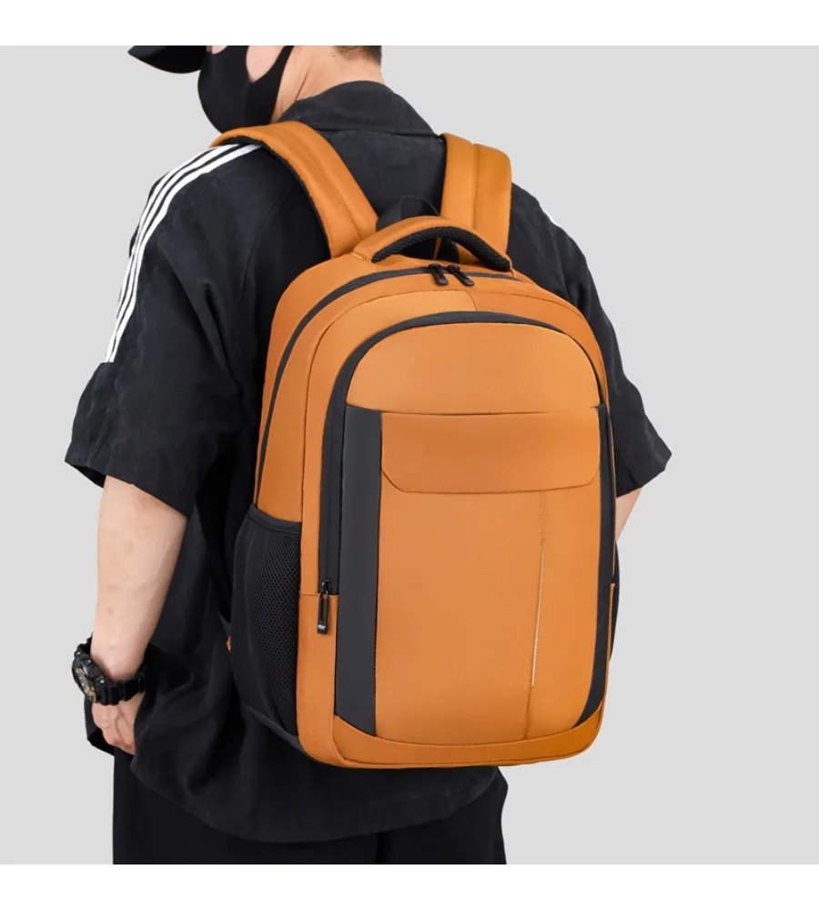 Navy black casual laptop backpack anti splash mesh pockets lightweight for students school short trips
Navy black casual laptop backpack anti splash mesh pockets lightweight for students school short trips