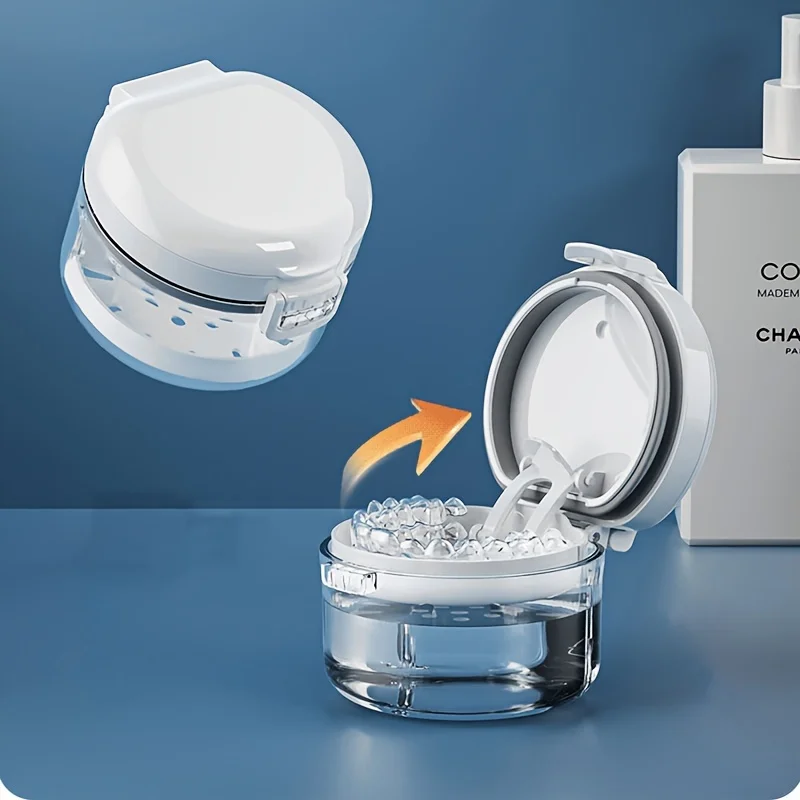 2 in 1 Portable Orthodontic Retainer Invisible Braces Box Braces Storage Box Soaking Invisible Teeth Denture Cleaning Box
2 in 1 Portable Orthodontic Retainer Invisible Braces Box Braces Storage Box Soaking Invisible Teeth Denture Cleaning Box