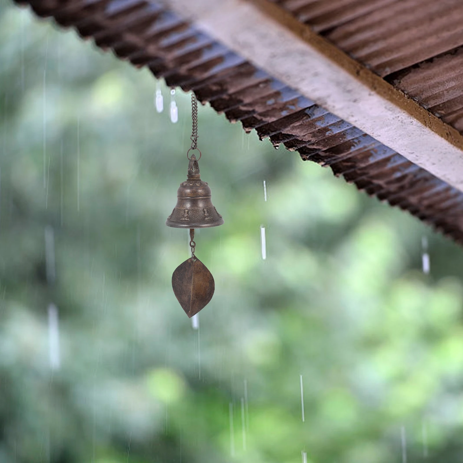 Temple Bell Hanging Decoration Metal Wind Chime Decorative Photo Prop Small Garden Windchime
Temple Bell Hanging Decoration Metal Wind Chime Decorative Photo Prop Small Garden Windchime