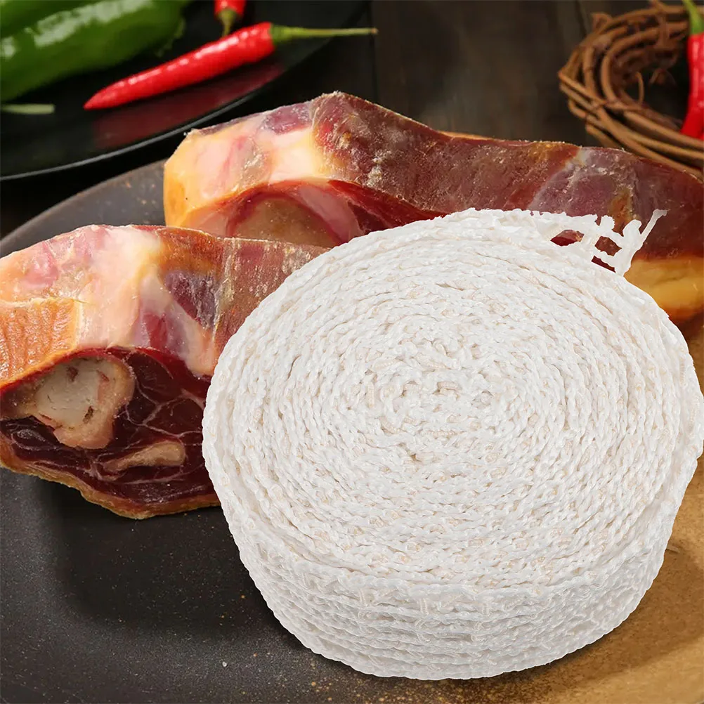 5M 18 Gauge Kitchen BBQ Meat Packaging Net Food Grade Cotton Rope Butcher Wrapping Twine Ham Sausage Pork Safe Elastic Reusable
5M 18 Gauge Kitchen BBQ Meat Packaging Net Food Grade Cotton Rope Butcher Wrapping Twine Ham Sausage Pork Safe Elastic Reusable