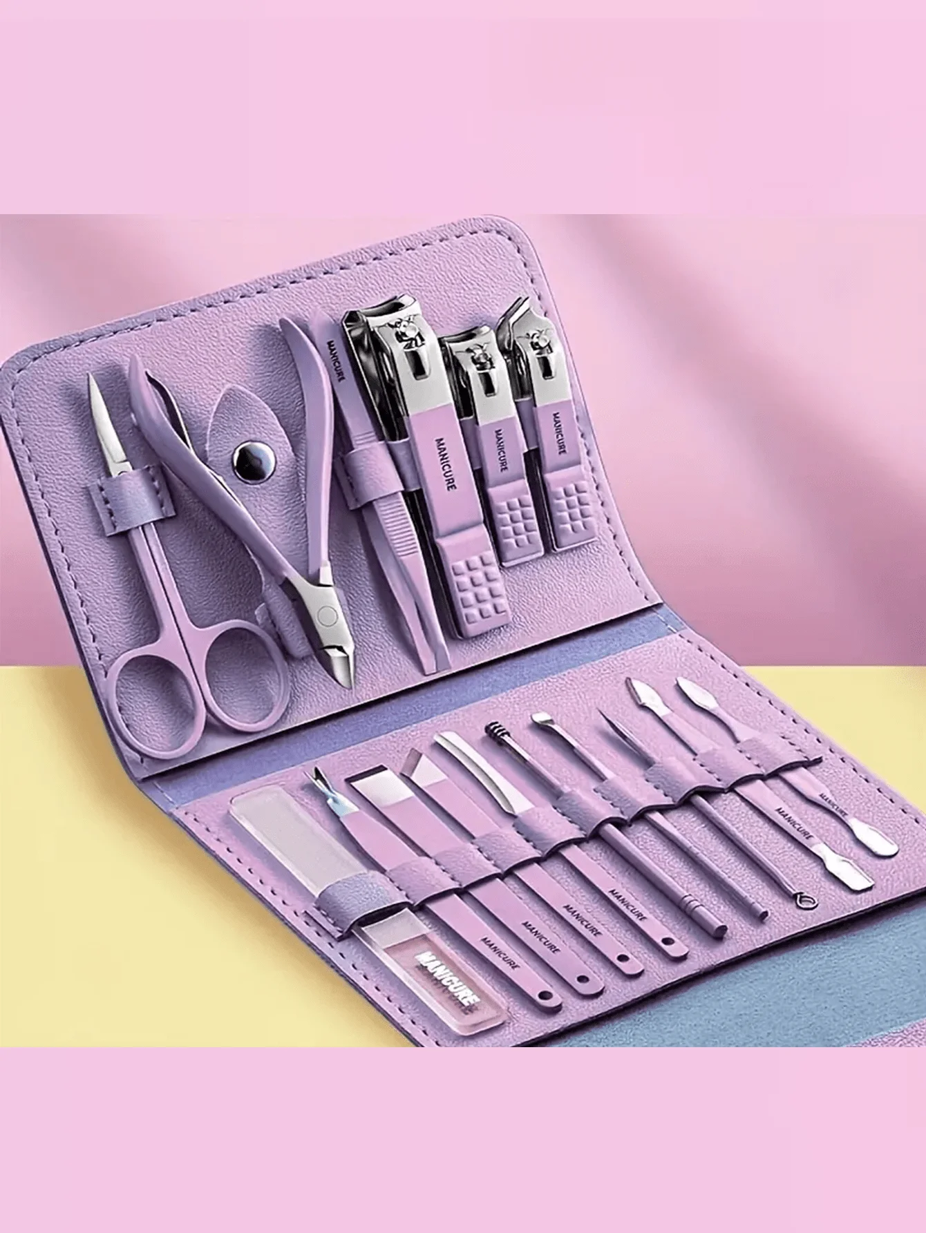 16pcs Stainless Steel Manicure & Pedicure Set, Nail Care Tools Kit For Home, Office, Outdoor Travel, Gift, Salon, Nail Art Supplies, Back To School
16pcs Stainless Steel Manicure & Pedicure Set, Nail Care Tools Kit For Home, Office, Outdoor Travel, Gift, Salon, Nail Art Supplies, Back To School