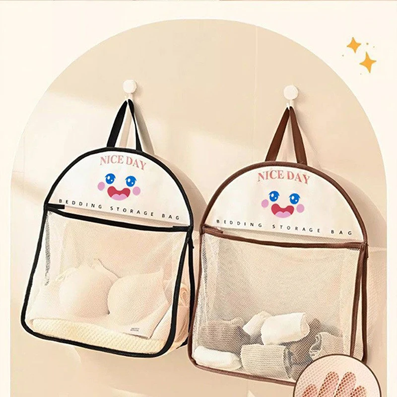 Mesh Hanging Organizer Tote bag with Handle Large Capacity Socks Clothes Toys Storage Bag Hamper for Home
Mesh Hanging Organizer Tote bag with Handle Large Capacity Socks Clothes Toys Storage Bag Hamper for Home