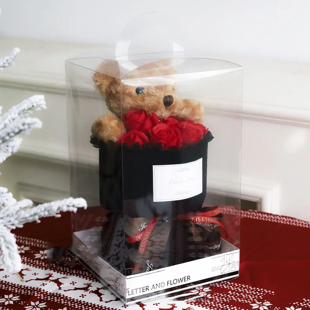 Plush Animal Little Bear Doll Bouquet Stuffed Cartoon Animal Graduation Bouquet Kawaii Rose Simulated Rose Bouquet
Plush Animal Little Bear Doll Bouquet Stuffed Cartoon Animal Graduation Bouquet Kawaii Rose Simulated Rose Bouquet