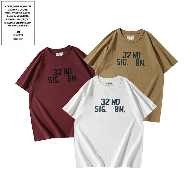 OKONKWO_32_ND New design heavyweight thick small drop shoulder sleeve T-shirt 210g letter round neck short sleeve TEE
OKONKWO_32_ND New design heavyweight thick small drop shoulder sleeve T-shirt 210g letter round neck short sleeve TEE