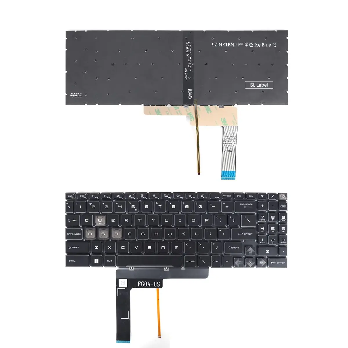 Клавиатура ноутбука США для MSI Sword 15 MS-1584 MS-17L1 MS-17L2 MS-17L4 MS-17L3 MS-158K, черная с подсветкой
Клавиатура ноутбука США для MSI Sword 15 MS-1584 MS-17L1 MS-17L2 MS-17L4 MS-17L3 MS-158K, черная с подсветкой