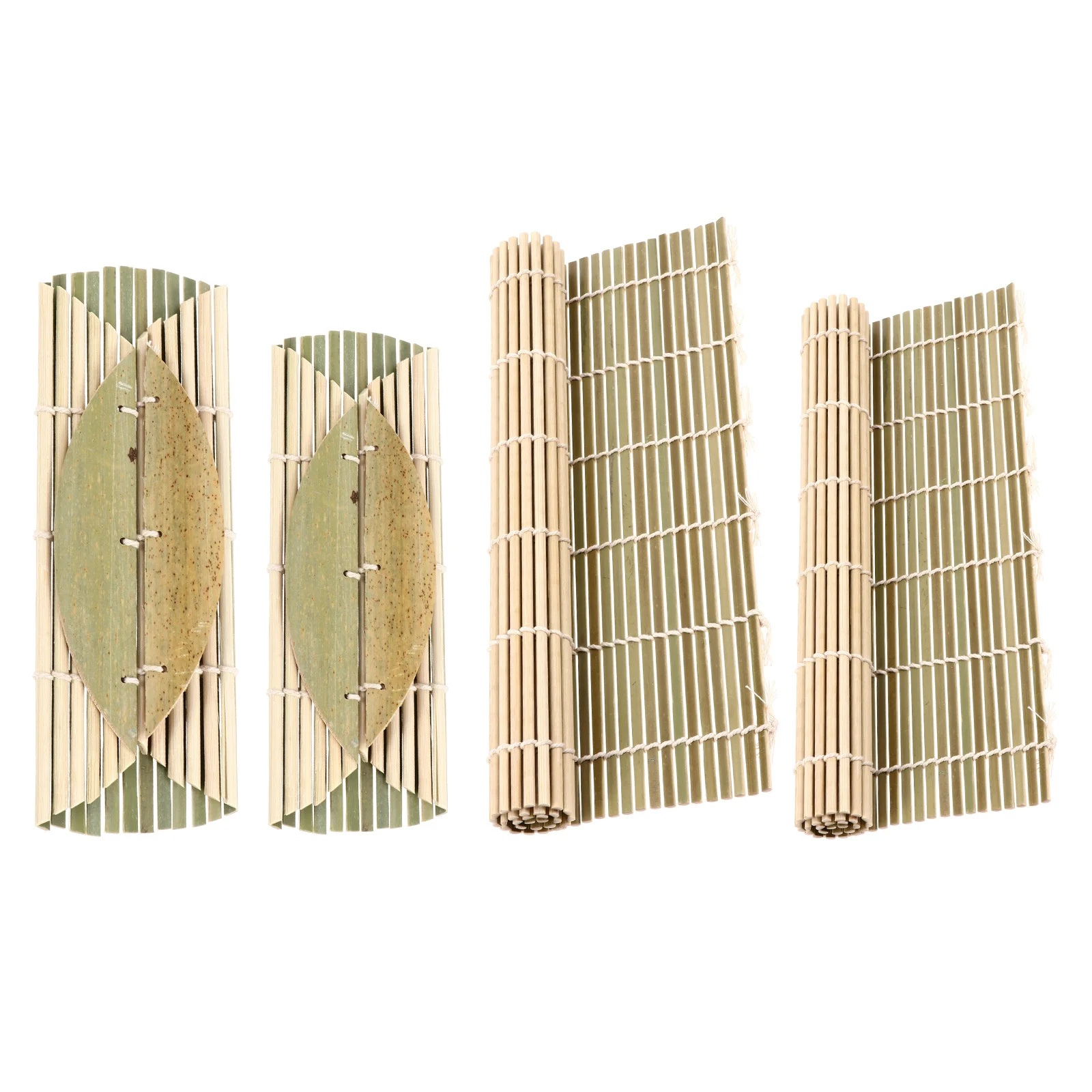 4pcs Rolling Mats Bamboo Curtain Dense Fragrance Sushi Making Pads Homemade Sushi Gadget Easy Clean Smooth Surface
4pcs Rolling Mats Bamboo Curtain Dense Fragrance Sushi Making Pads Homemade Sushi Gadget Easy Clean Smooth Surface