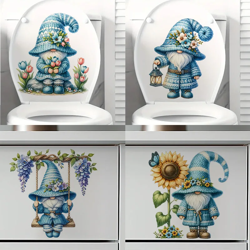 T2090#Spring Gnome Toilet Stickers Decoration for Living Room, Wall, Bedroom, and Home Decor Car Decals Self-Adhesive
T2090#Spring Gnome Toilet Stickers Decoration for Living Room, Wall, Bedroom, and Home Decor Car Decals Self-Adhesive