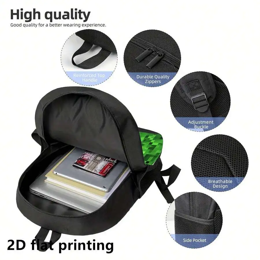 High Quality Lightweight Backpack For Men And Women, Durable Zipper, Breathable Design, Side Pocket, 2D Flat Printing
High Quality Lightweight Backpack For Men And Women, Durable Zipper, Breathable Design, Side Pocket, 2D Flat Printing