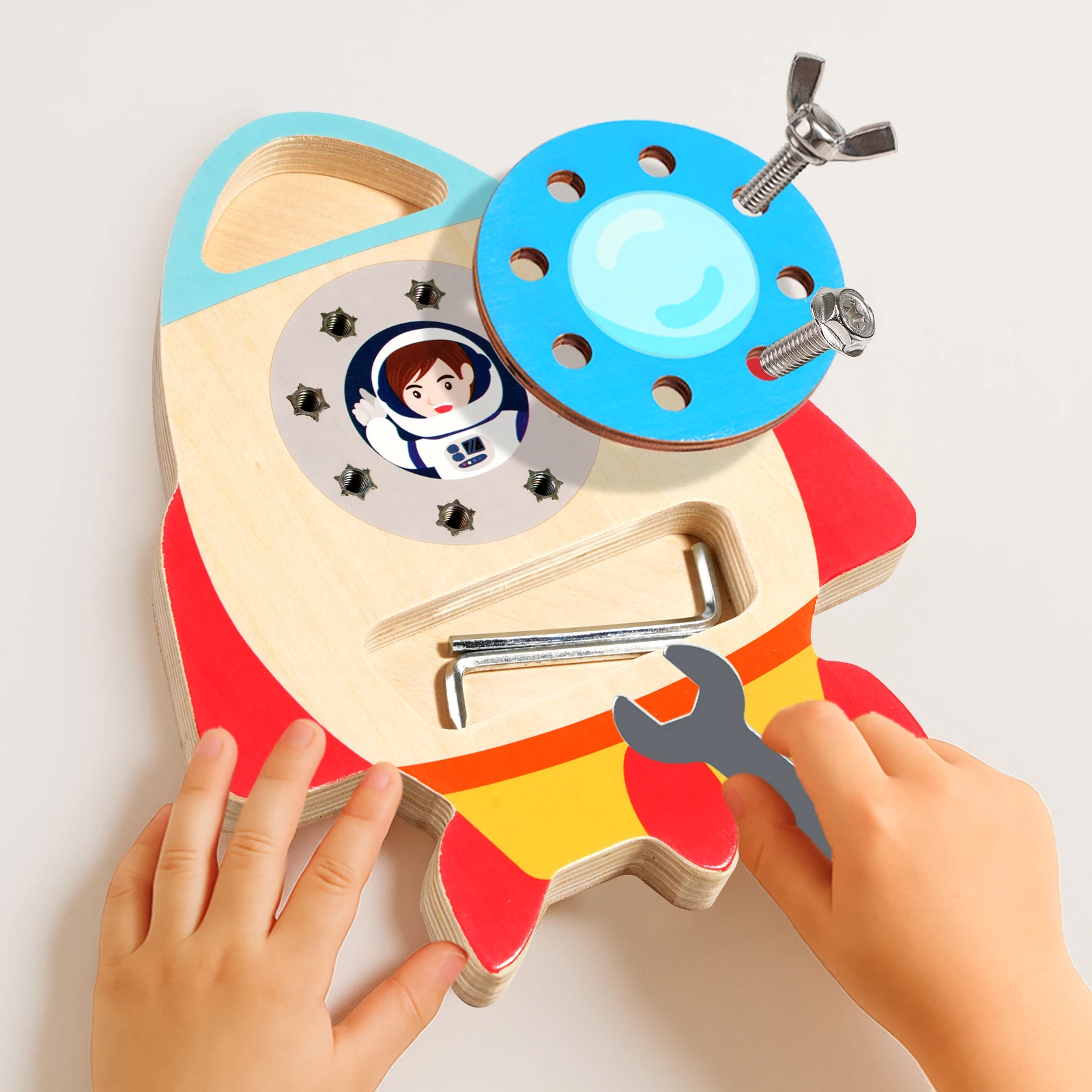 Rocket Screw Assembly Toy, Kids Fine Motor Skill Training Toy, Durable for Long-Lasting Happy Childhood Play
Rocket Screw Assembly Toy, Kids Fine Motor Skill Training Toy, Durable for Long-Lasting Happy Childhood Play