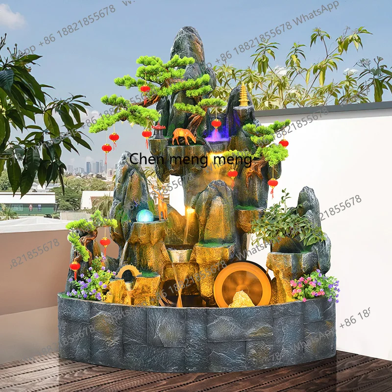 Rockery, flowing water fountain, floor-to-ceiling lucky living room, lobby balcony, circulating water ornament opening gift
Rockery, flowing water fountain, floor-to-ceiling lucky living room, lobby balcony, circulating water ornament opening gift