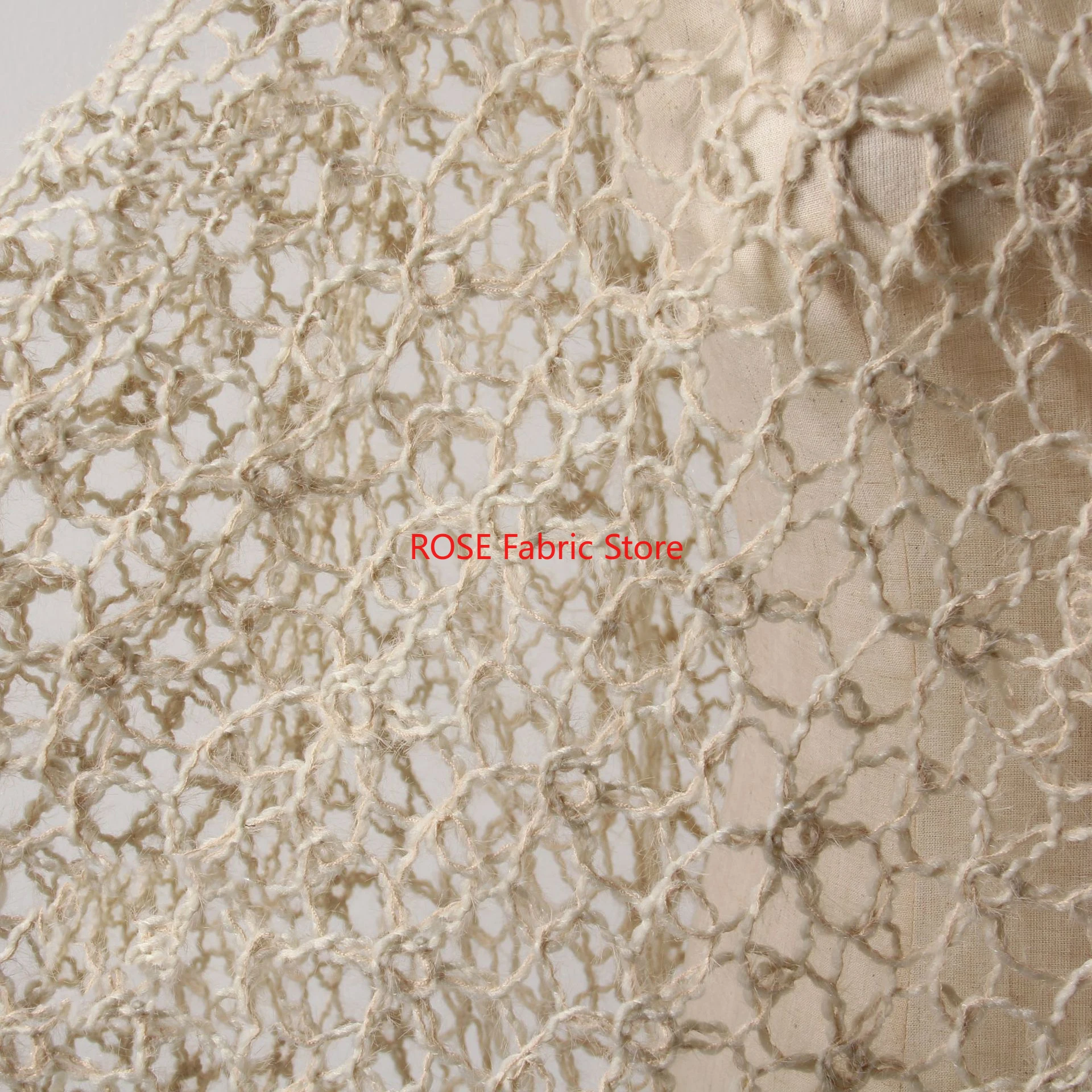 1 yard Hollowed Out Woven Rattan Hemp Texture Soft Fabric Fashion Creative Designer Fabric
1 yard Hollowed Out Woven Rattan Hemp Texture Soft Fabric Fashion Creative Designer Fabric