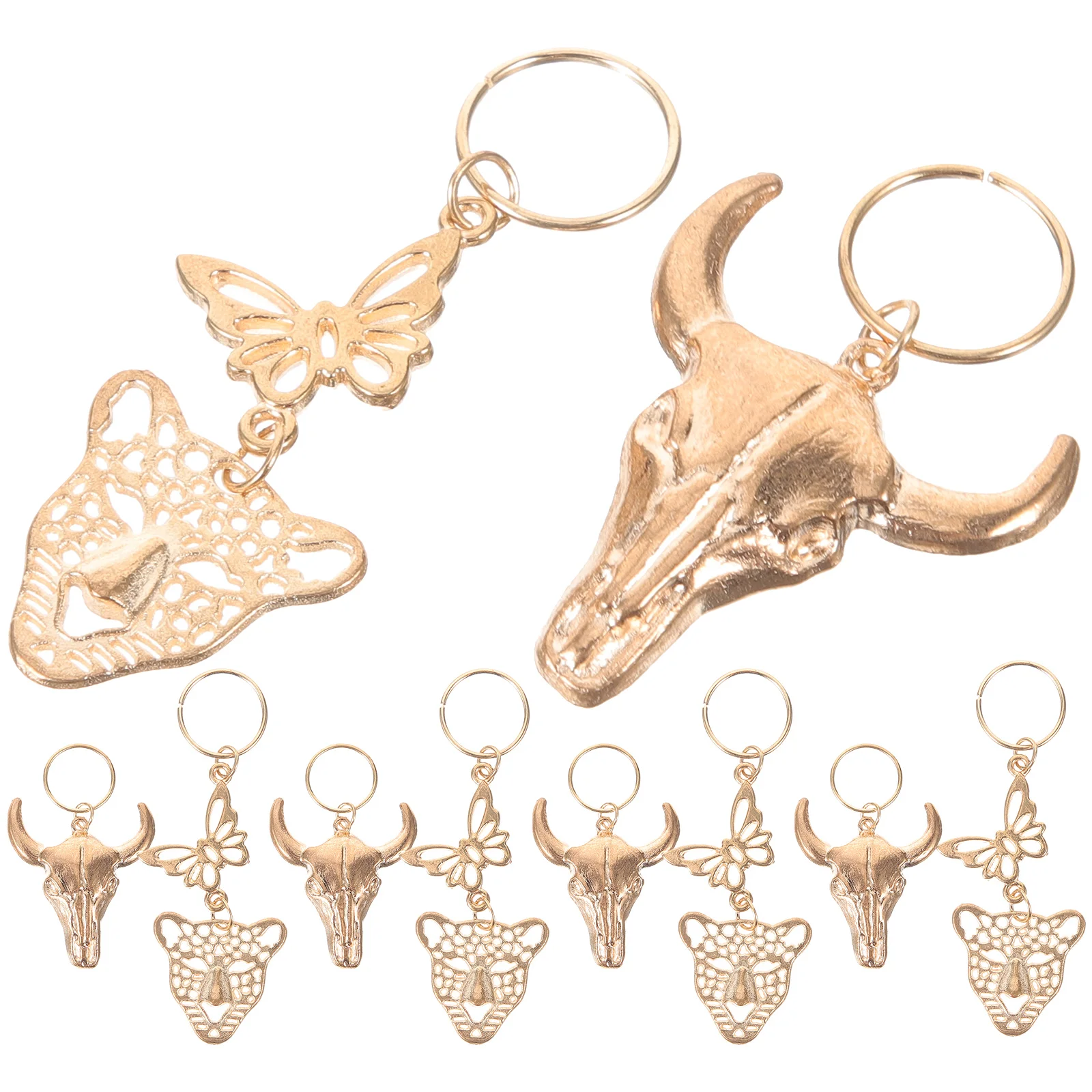 10 Pcs Hair Jewelry Braids Accessories Vintage Charms Alloy Pendants for Dreadlocks Hair Extensions Braiding Tools
10 Pcs Hair Jewelry Braids Accessories Vintage Charms Alloy Pendants for Dreadlocks Hair Extensions Braiding Tools