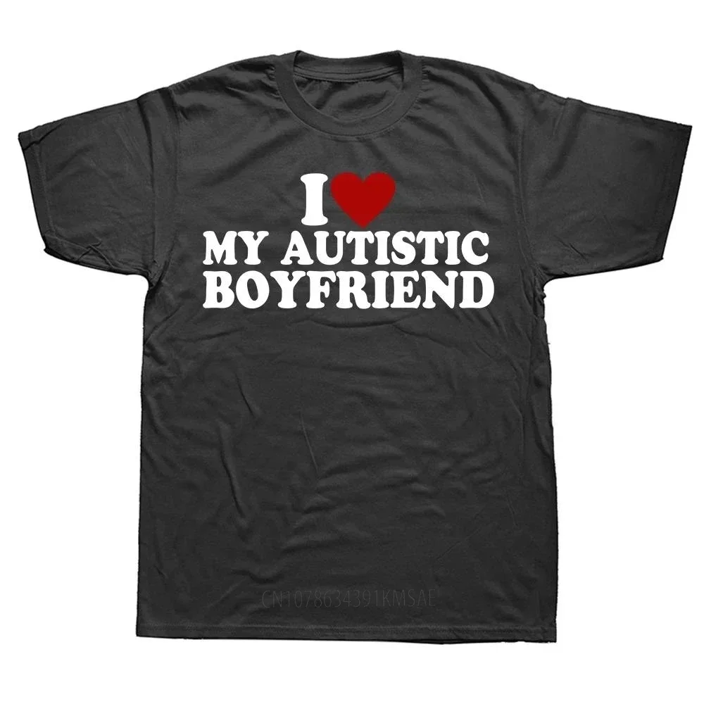 I Heart Love My Autistic Boyfriend T Shirt Funny Girlfriend Birthday Gift Tee Tops Cotton Unisex Summer T-shirts EU Size
I Heart Love My Autistic Boyfriend T Shirt Funny Girlfriend Birthday Gift Tee Tops Cotton Unisex Summer T-shirts EU Size