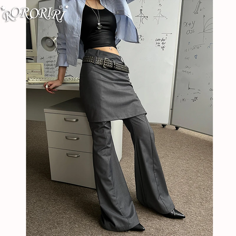 RORORIRI корейский стиль с высокой талией для похудения повседневные расклешенные брюки женские летние новые цельные широкие брюки костюм свободный крой брюки
RORORIRI корейский стиль с высокой талией для похудения повседневные расклешенные брюки женские летние новые цельные широкие брюки костюм свободный крой брюки