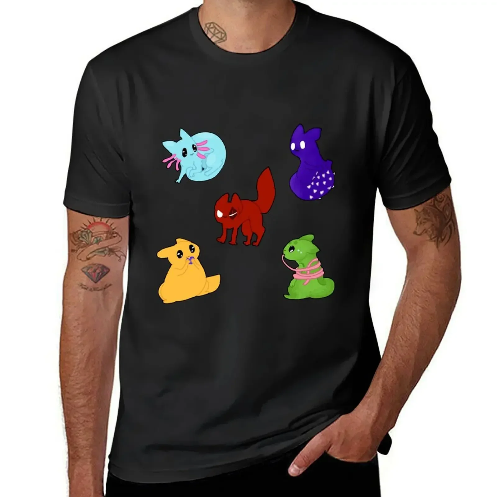 Rain Downpour slugcats T-Shirt boys animal print sublime oversized funnys Short sleeve tee men
Rain Downpour slugcats T-Shirt boys animal print sublime oversized funnys Short sleeve tee men
