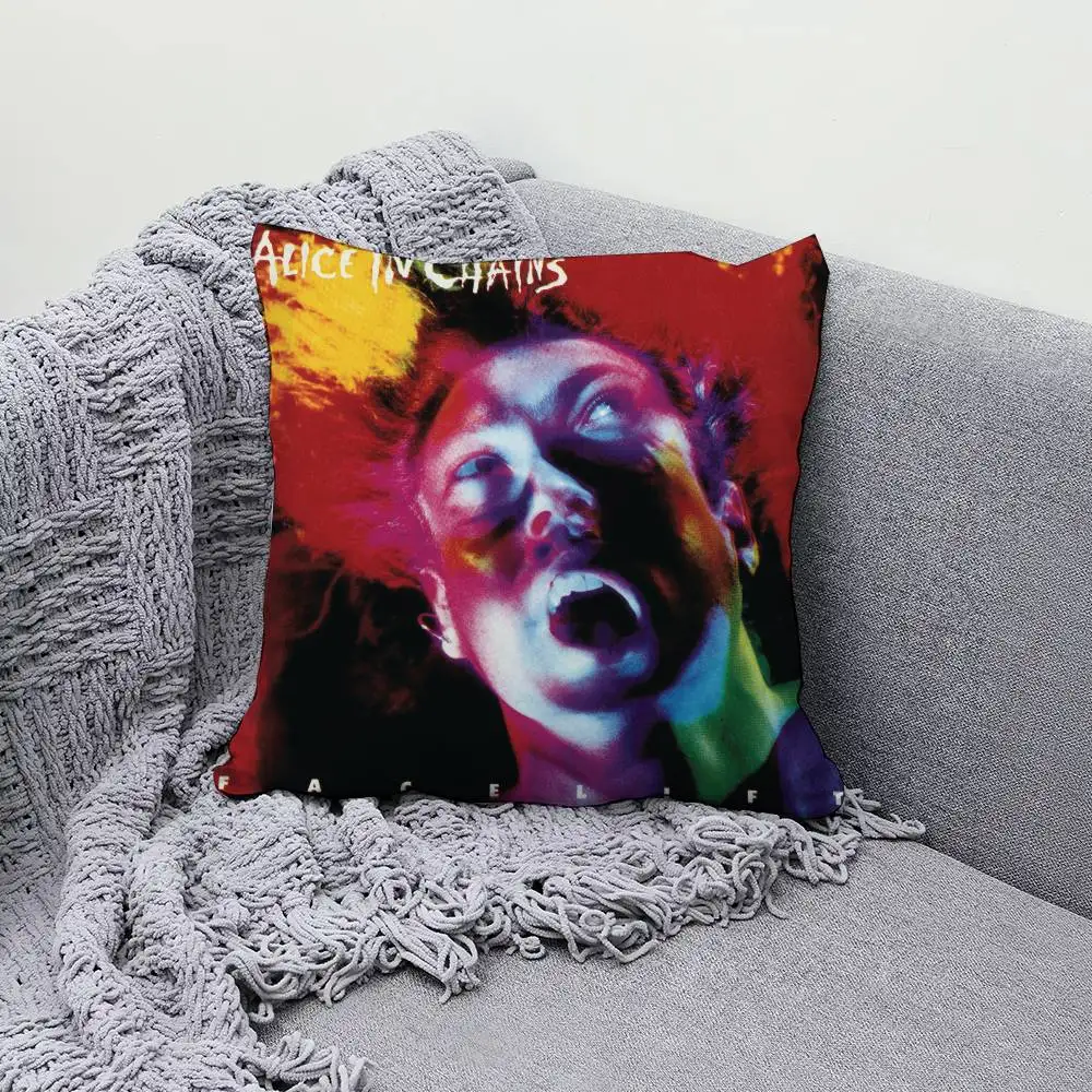 A-Alice In Band C-Chains Facelift 30x30cm 45x45cm Pillow Case Decor Protective Covers Comfortable Soft For Sofa Living Room Home
A-Alice In Band C-Chains Facelift 30x30cm 45x45cm Pillow Case Decor Protective Covers Comfortable Soft For Sofa Living Room Home