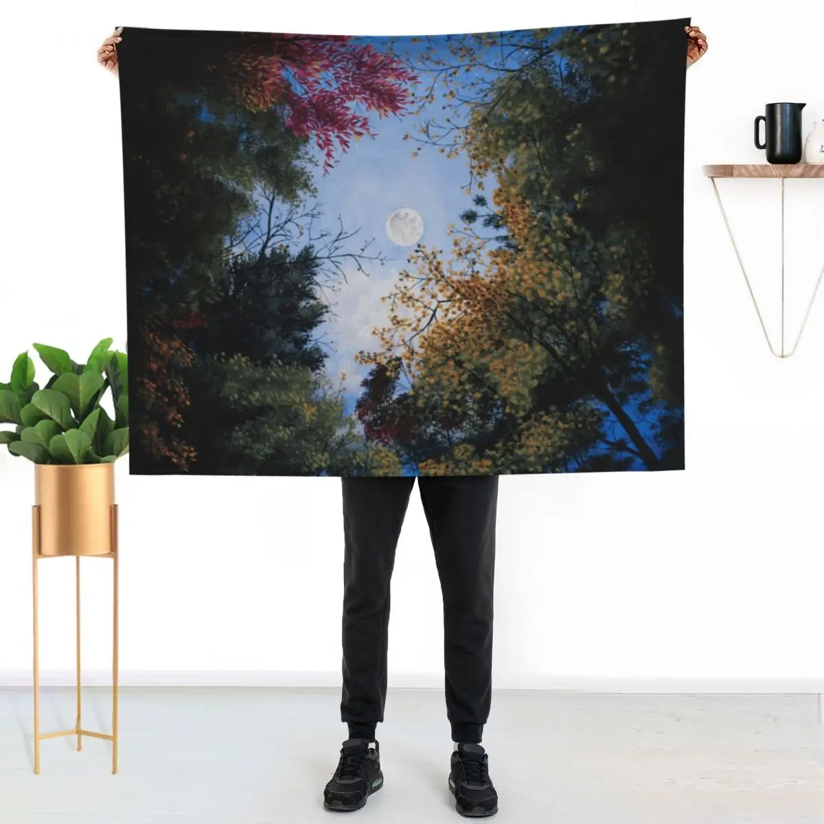 Autumn Night Throw Blanket Reusable Durable Soft Blanket for All Seasons
Autumn Night Throw Blanket Reusable Durable Soft Blanket for All Seasons