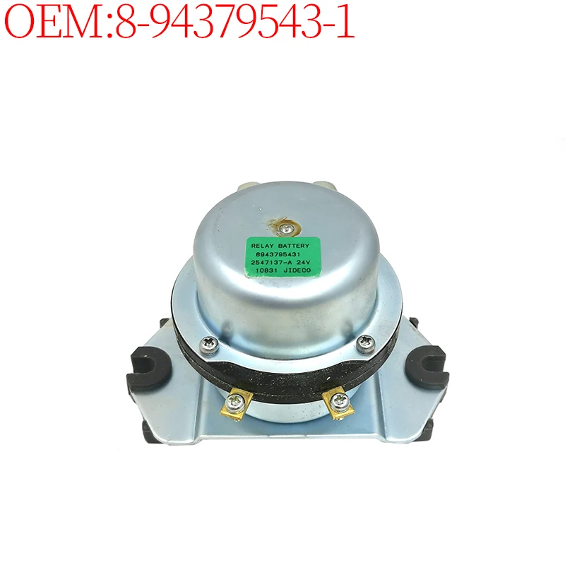 Excavator Accessories Suitable for Hitachi ZX330 Isuzu Engine 6HK1 Battery Switch Relay (24V) 8-94379543-1 8943795431 Brand New
Excavator Accessories Suitable for Hitachi ZX330 Isuzu Engine 6HK1 Battery Switch Relay (24V) 8-94379543-1 8943795431 Brand New