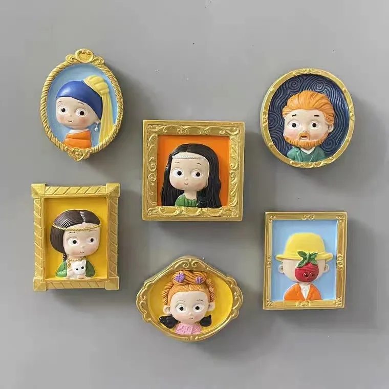 Cartoon Cute World Famous Painting Silicone Mold Creative Refrigerator Sticker Candle Mold Cake Chocolate Decoration Baking Mold
Cartoon Cute World Famous Painting Silicone Mold Creative Refrigerator Sticker Candle Mold Cake Chocolate Decoration Baking Mold