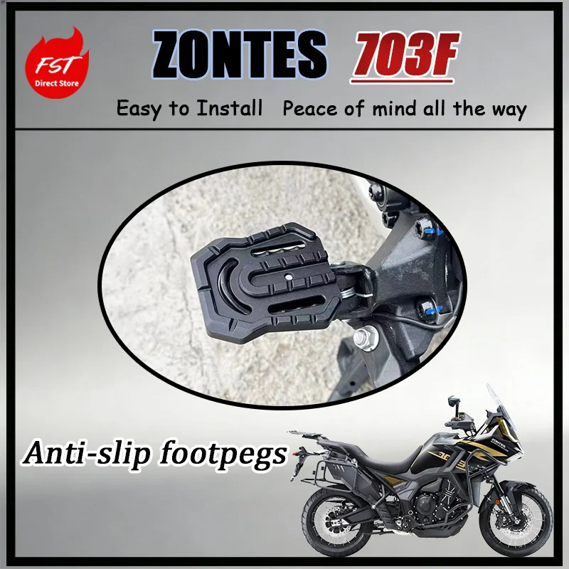 FOR Full Set Left Right Foot Pegs for ZONTES 703F ZT700-F Bikes Original Hole Non-Destructive Installation Motorcycle Pedals
FOR Full Set Left Right Foot Pegs for ZONTES 703F ZT700-F Bikes Original Hole Non-Destructive Installation Motorcycle Pedals