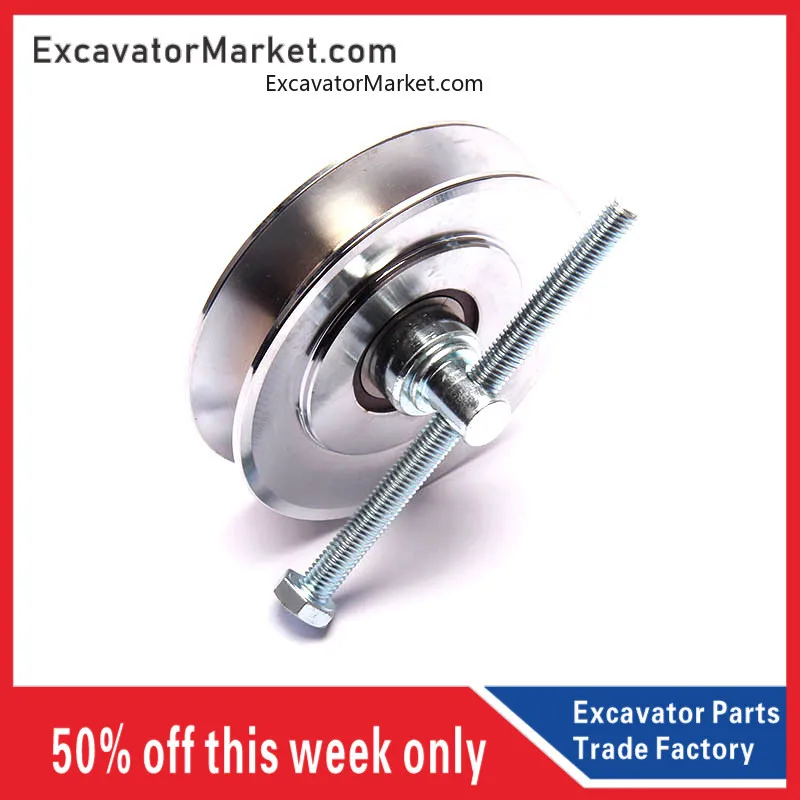 For Hitachi Kobelco Sumitomo Sany excavator parts Air conditioning pulley B groove tensioner triangle synchronous
For Hitachi Kobelco Sumitomo Sany excavator parts Air conditioning pulley B groove tensioner triangle synchronous