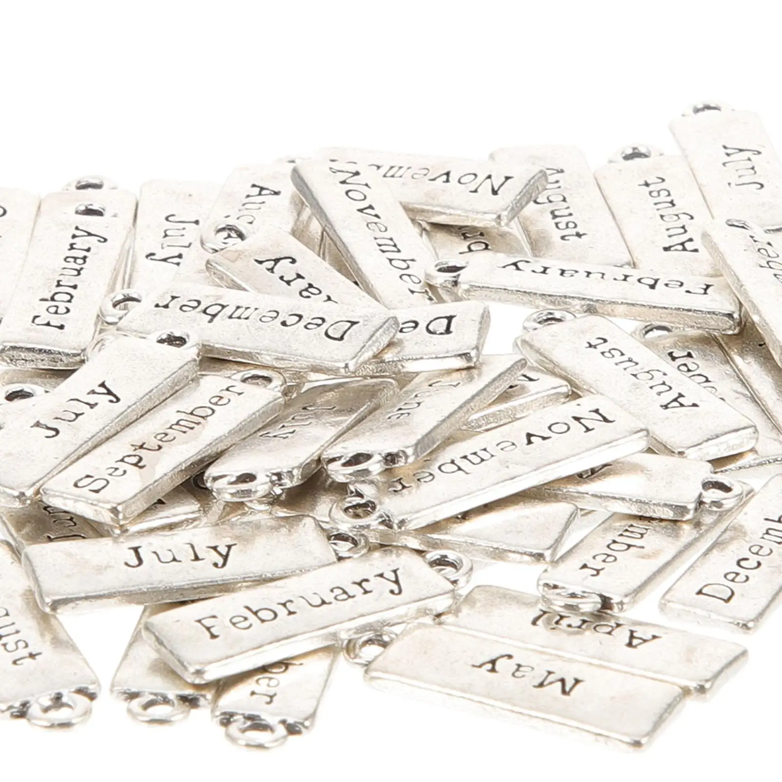 50 Pcs Month Tag Jewelry Accessory Accessories Earring DIY Charms Pendant for Making Decorative Necklace Pendent Alloy
50 Pcs Month Tag Jewelry Accessory Accessories Earring DIY Charms Pendant for Making Decorative Necklace Pendent Alloy