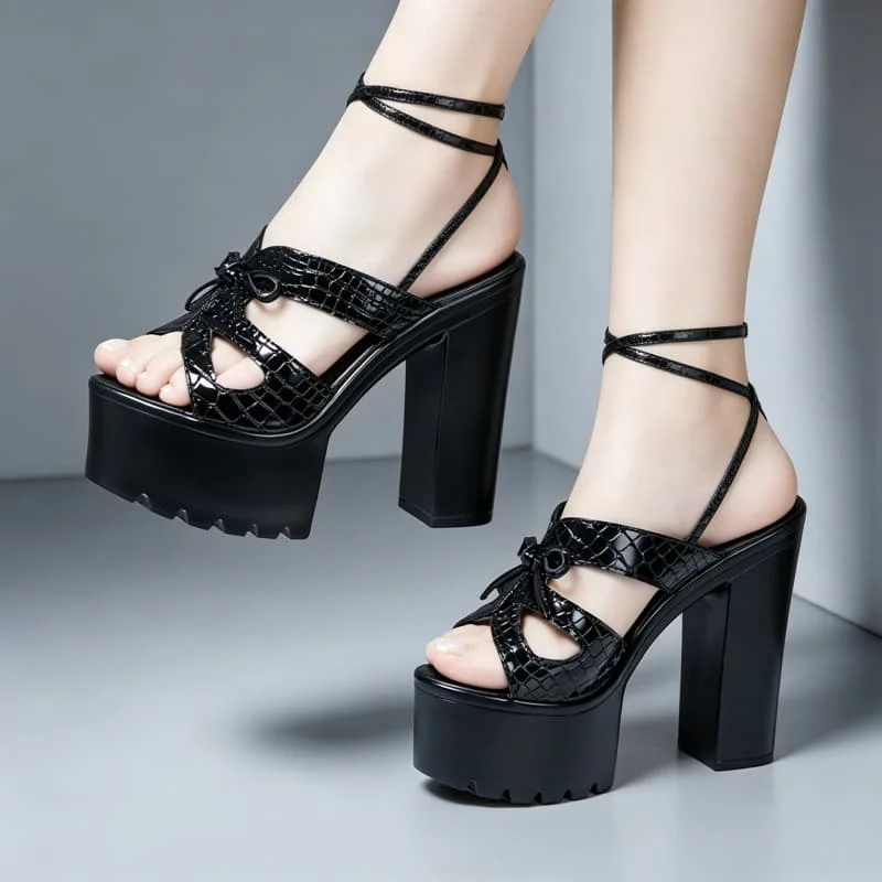 14cm Big Size 32-43 Thick Bottom Chunky Platform Shoes Sweet Bow Slippers 2026 Women's Block High Heels Slides Model Dress Daily
14cm Big Size 32-43 Thick Bottom Chunky Platform Shoes Sweet Bow Slippers 2026 Women's Block High Heels Slides Model Dress Daily