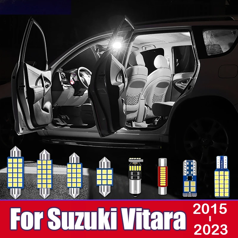 For Suzuki Vitara LY 2015 2016 2017 2018 2019 2020 2021 2022 2023 5pcs Car LED Interior Reading Lamps Trunk Light Accessories
For Suzuki Vitara LY 2015 2016 2017 2018 2019 2020 2021 2022 2023 5pcs Car LED Interior Reading Lamps Trunk Light Accessories
