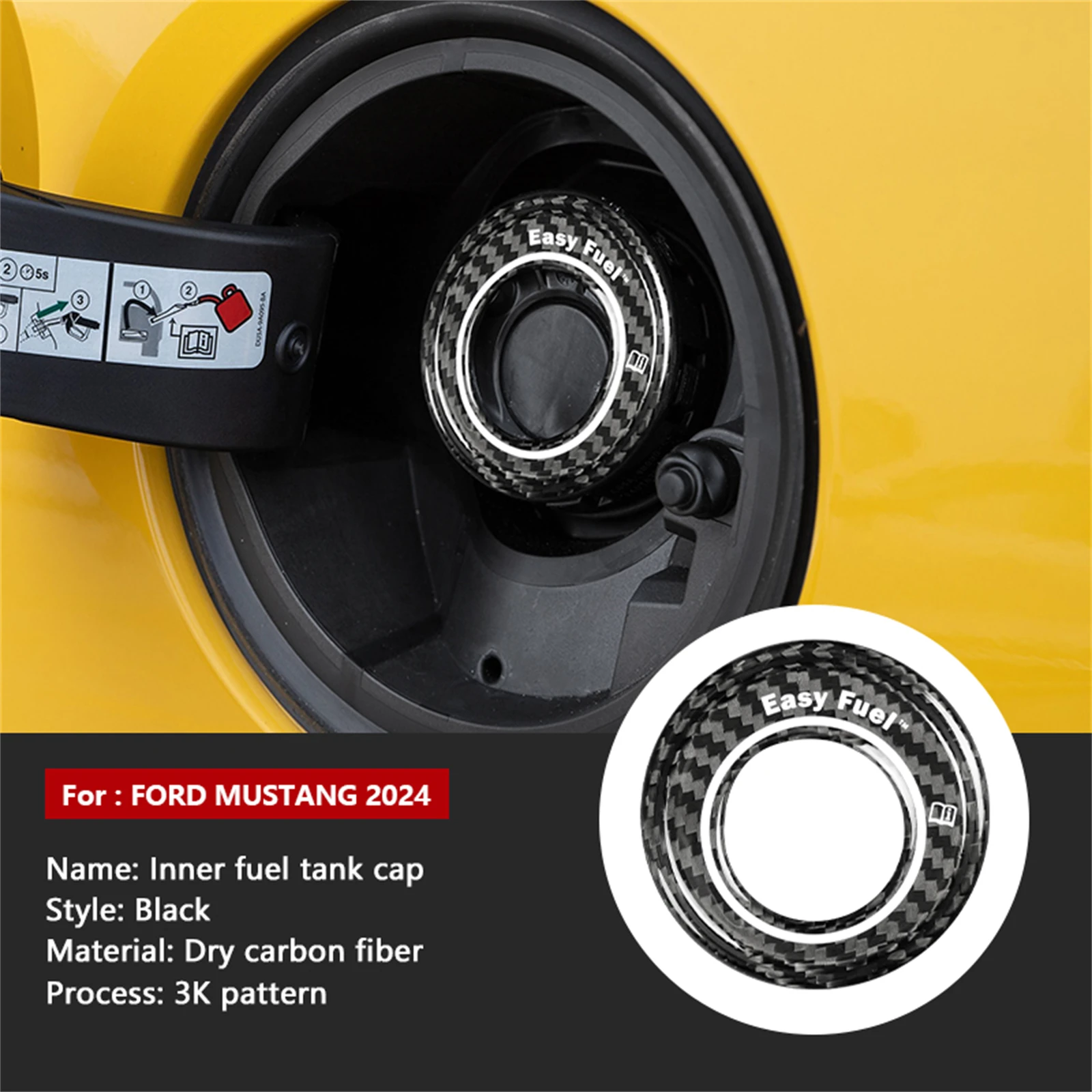 Автомобильная крышка топливного бака, декоративная крышка панели для Ford Mustang 2024-2026
Автомобильная крышка топливного бака, декоративная крышка панели для Ford Mustang 2024-2026