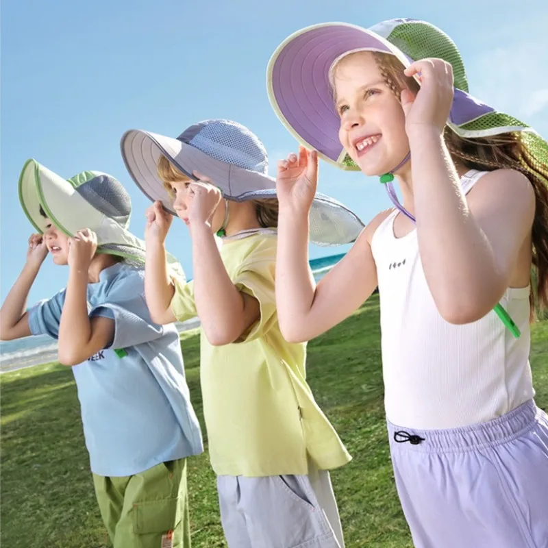 2025 Sun Hat for Kids Summer Cap with UV Protection for Boys and Girls Large Brim Sun Hat Shade Baby Sunscreen Hats
2025 Sun Hat for Kids Summer Cap with UV Protection for Boys and Girls Large Brim Sun Hat Shade Baby Sunscreen Hats