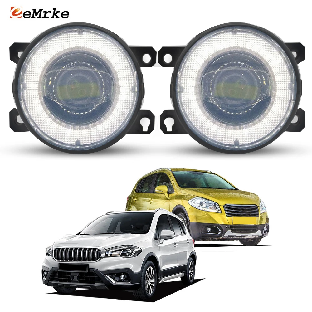 Upgrade LED Fog Lights Lamp for Suzuki SX4 S-Cross II JY 2014 2015-2020 2021 2022 with Glass Lens Angel Eyes External DRL PTF
Upgrade LED Fog Lights Lamp for Suzuki SX4 S-Cross II JY 2014 2015-2020 2021 2022 with Glass Lens Angel Eyes External DRL PTF