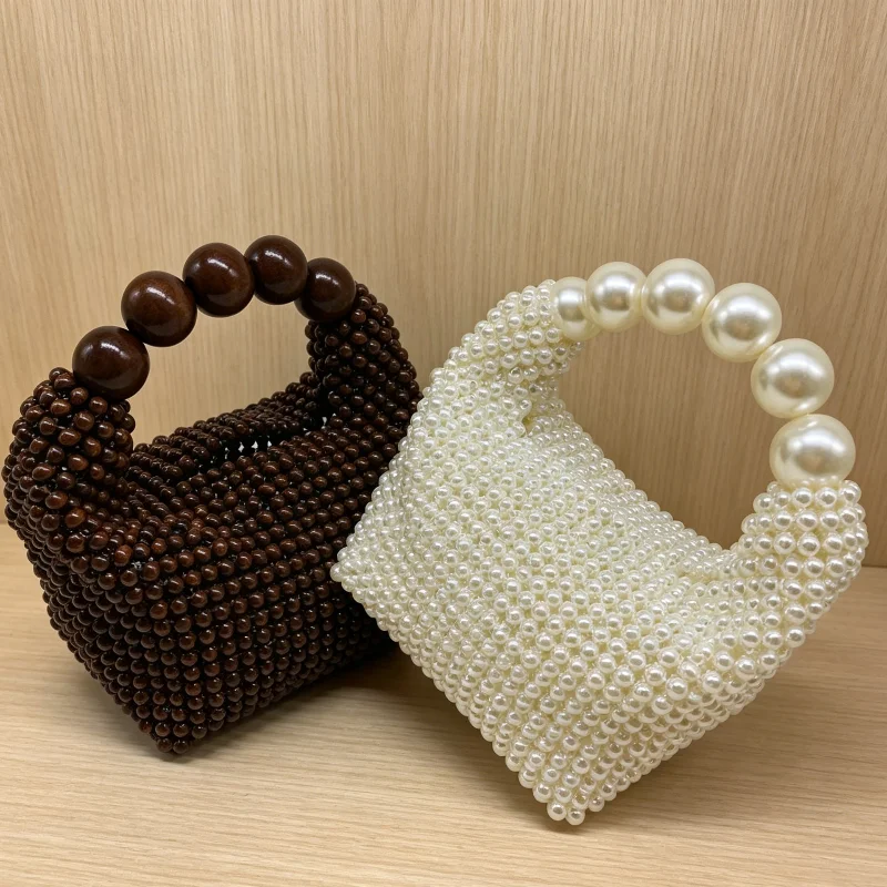 Luxury Vintage Beaded Pearl Handbag,texture Solid Color Simple Woven Handbag,elegant Exquisite Women's Banquets Weddings Clutch
Luxury Vintage Beaded Pearl Handbag,texture Solid Color Simple Woven Handbag,elegant Exquisite Women's Banquets Weddings Clutch