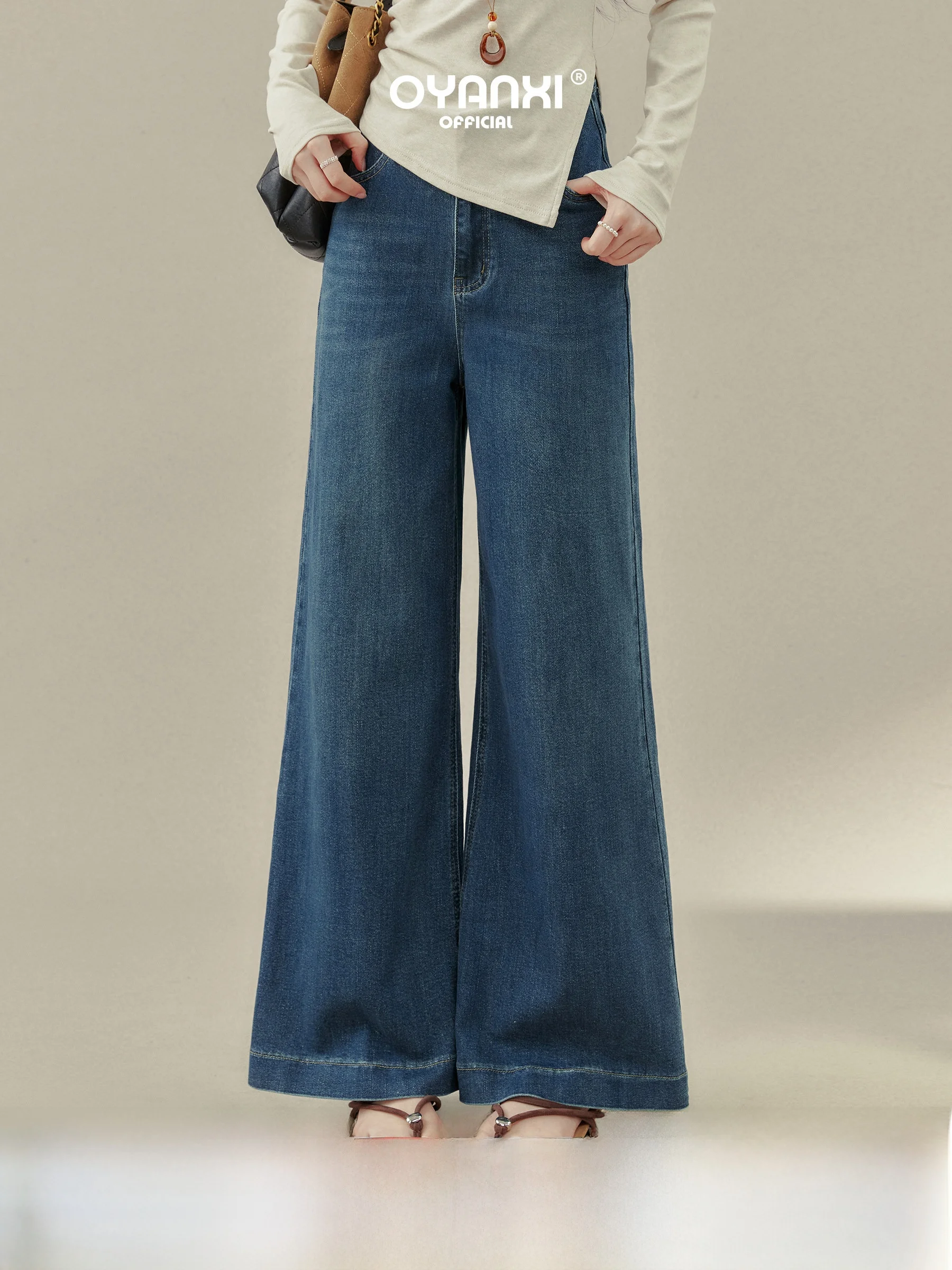 Deep Blue High Waist Loose Straight Leg Jeans Women's Spring 2026 New Style Versatile Key A-Mei Clothing Brand
Deep Blue High Waist Loose Straight Leg Jeans Women's Spring 2026 New Style Versatile Key A-Mei Clothing Brand