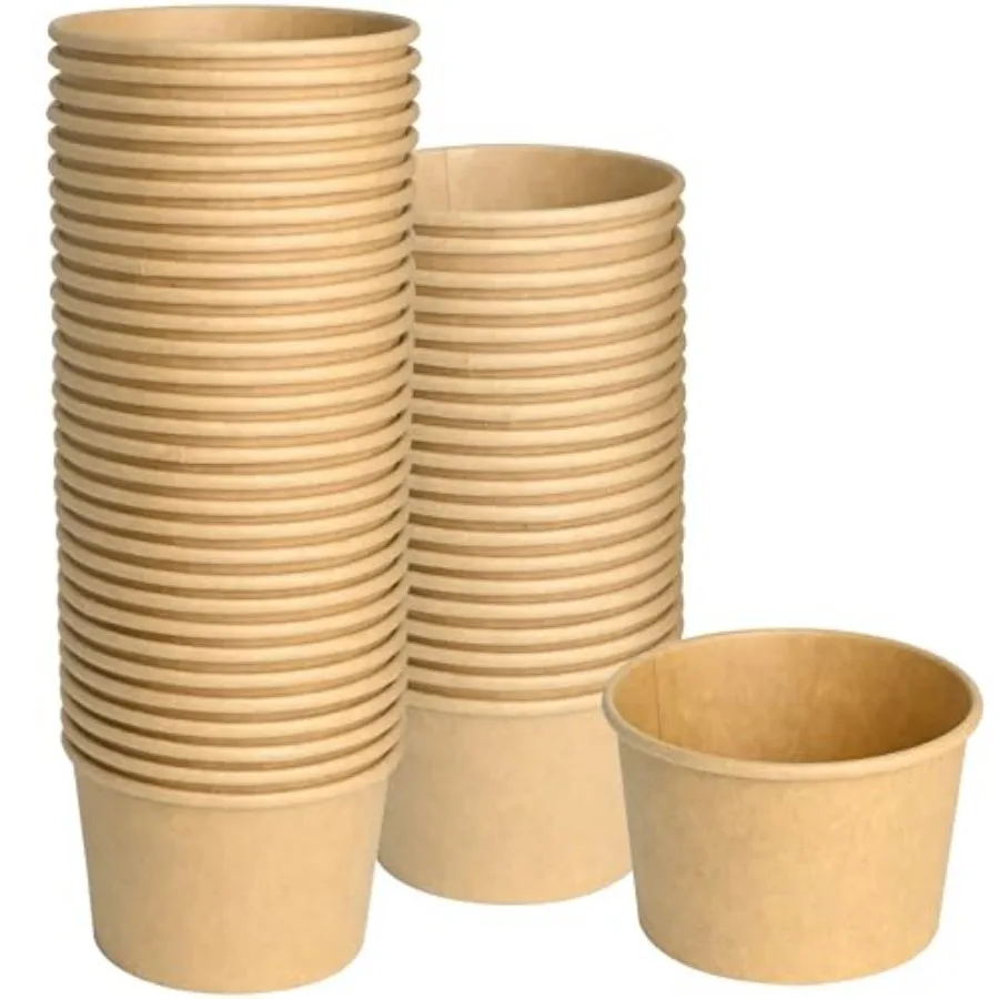 Paper Ice Cream Cups, 8oz Disposable Dessert Bowls for Hot or Cold Food, Lids Not Included, Paper Snack Containers for Sundae,
Paper Ice Cream Cups, 8oz Disposable Dessert Bowls for Hot or Cold Food, Lids Not Included, Paper Snack Containers for Sundae,