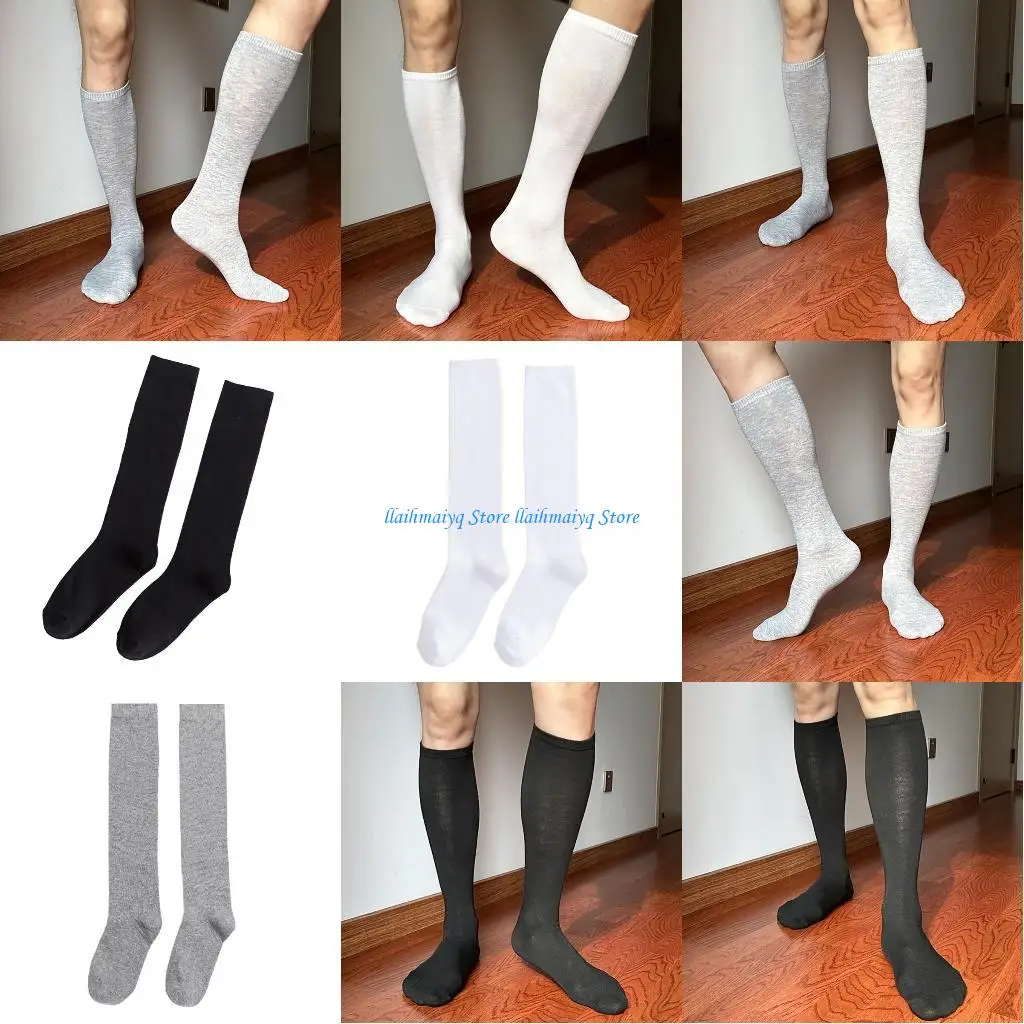 573B Men's Business Knee Length Socks Classical Solid Color Cotton Long Tube Stockings for Formal Outfit and Special Occasion
573B Men's Business Knee Length Socks Classical Solid Color Cotton Long Tube Stockings for Formal Outfit and Special Occasion