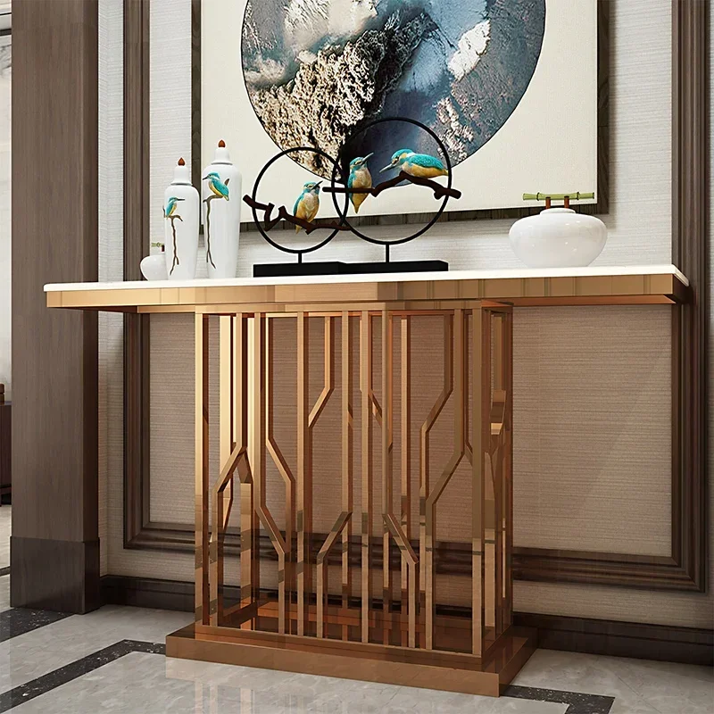 Cabinet Living Room Nordic Strip Table Stainless Steel Marble Porch Table Light Luxury Home View Terrace
Cabinet Living Room Nordic Strip Table Stainless Steel Marble Porch Table Light Luxury Home View Terrace