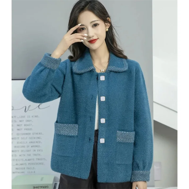 2024 New Small Fragrance Jacket Casual Fashion Thick Spring Autumn High-Quality Women Coat Fur Outwear Short Female Cardigan Top
2024 New Small Fragrance Jacket Casual Fashion Thick Spring Autumn High-Quality Women Coat Fur Outwear Short Female Cardigan Top