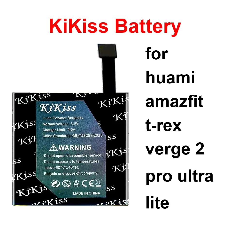 Батарея для часов PL502524V (без проводов) и PL572428 (500-780 мАч) для Huami Amazfit T-Rex, Verge 2 Pro, Ultra Lite
Батарея для часов PL502524V (без проводов) и PL572428 (500-780 мАч) для Huami Amazfit T-Rex, Verge 2 Pro, Ultra Lite