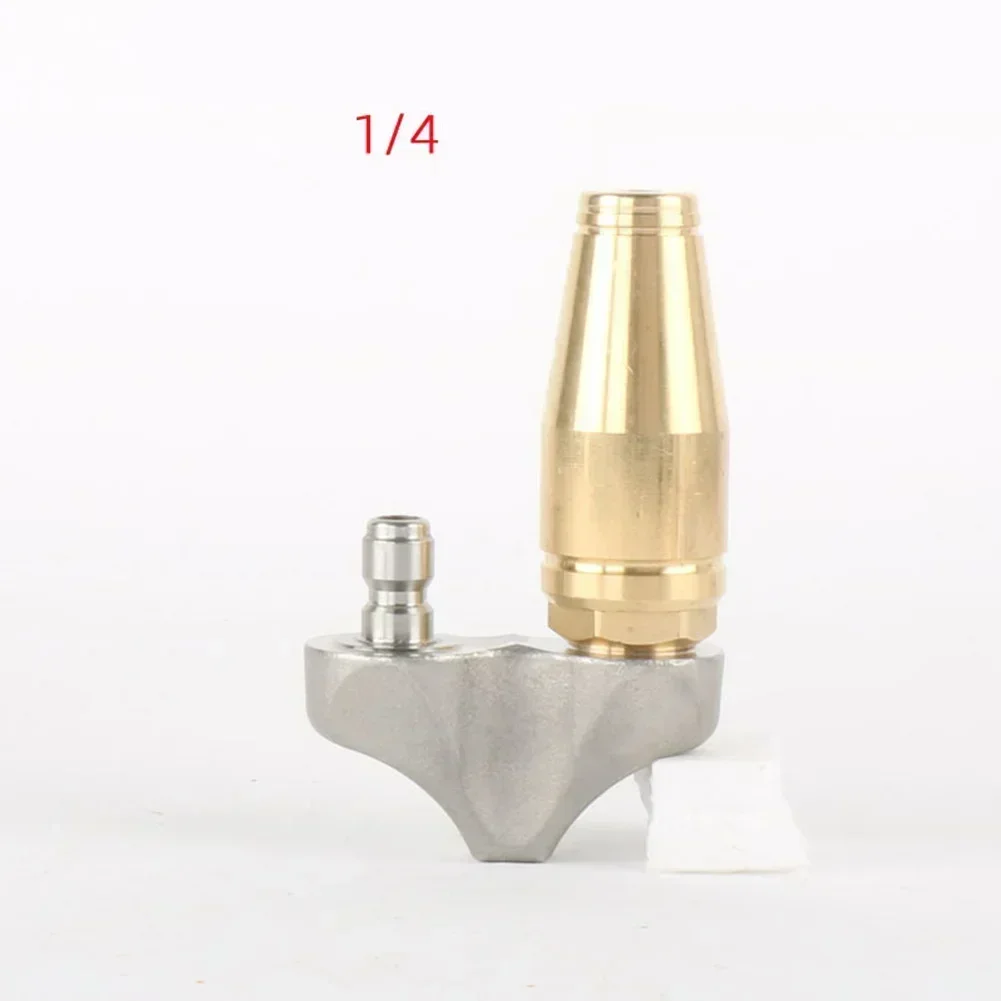 For Pressure Washers Turbo Drain Nozzle For Pressure Washing Single Piece Construction 1 4-inch Connector 3000psi 1300 Bar
For Pressure Washers Turbo Drain Nozzle For Pressure Washing Single Piece Construction 1 4-inch Connector 3000psi 1300 Bar