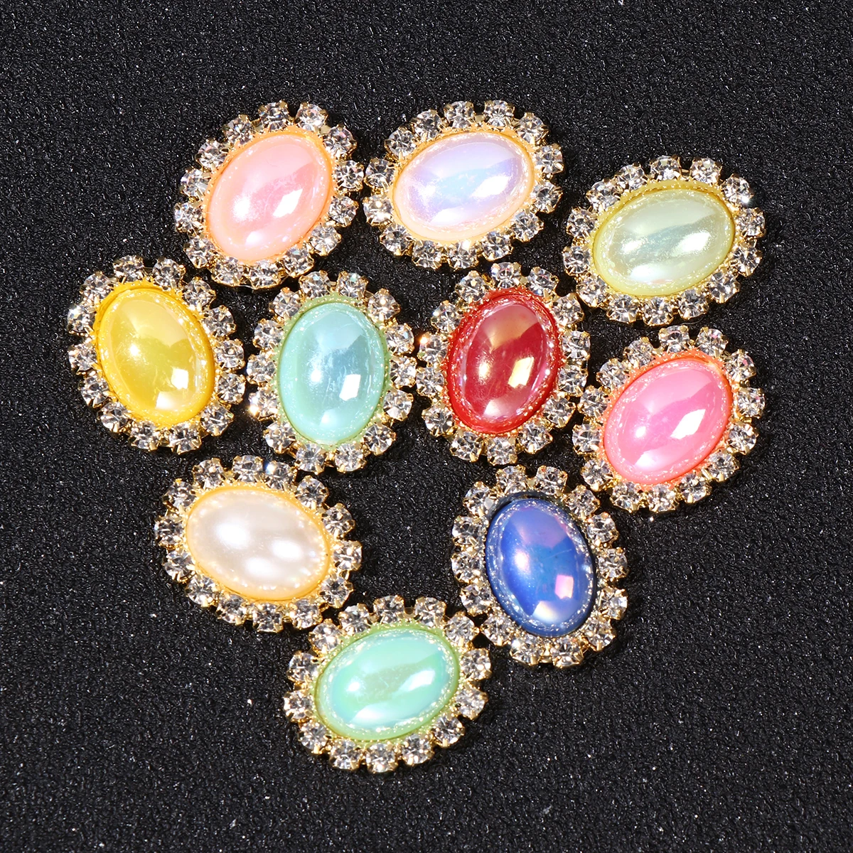 10PCS Alloy Pearl Patches Durable Rhinestone Design Jewelry Accessory for DIY Craft Decor Wedding Party Stickers
10PCS Alloy Pearl Patches Durable Rhinestone Design Jewelry Accessory for DIY Craft Decor Wedding Party Stickers