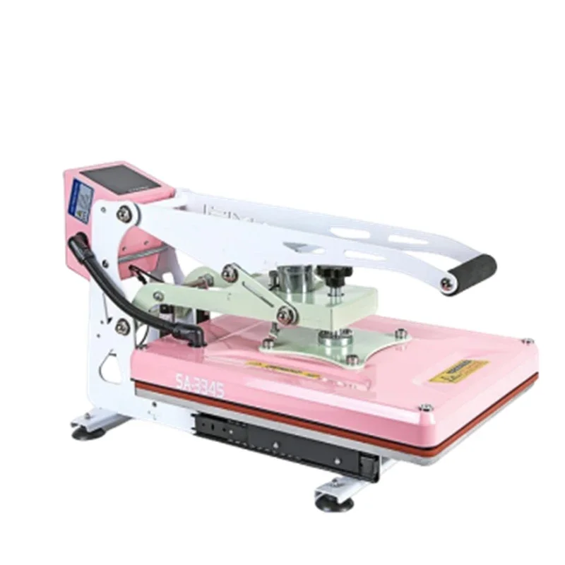 High-pressure T-shirt heat press machine, heat press ironing machine, semi-automatic heat transfer machine
High-pressure T-shirt heat press machine, heat press ironing machine, semi-automatic heat transfer machine