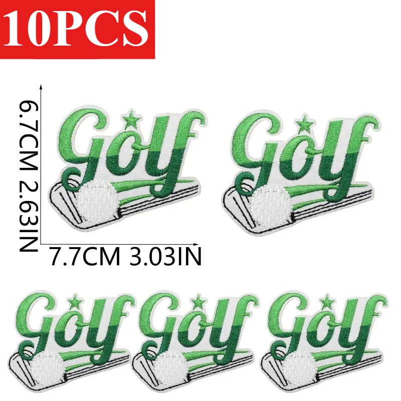 10PCS Golf Embroidery Heat Transfer Golf Sport Embroidery PatchesBall Club Flag Pole Iron on Appliques for Polo Shirt Hat DIY
10PCS Golf Embroidery Heat Transfer Golf Sport Embroidery PatchesBall Club Flag Pole Iron on Appliques for Polo Shirt Hat DIY