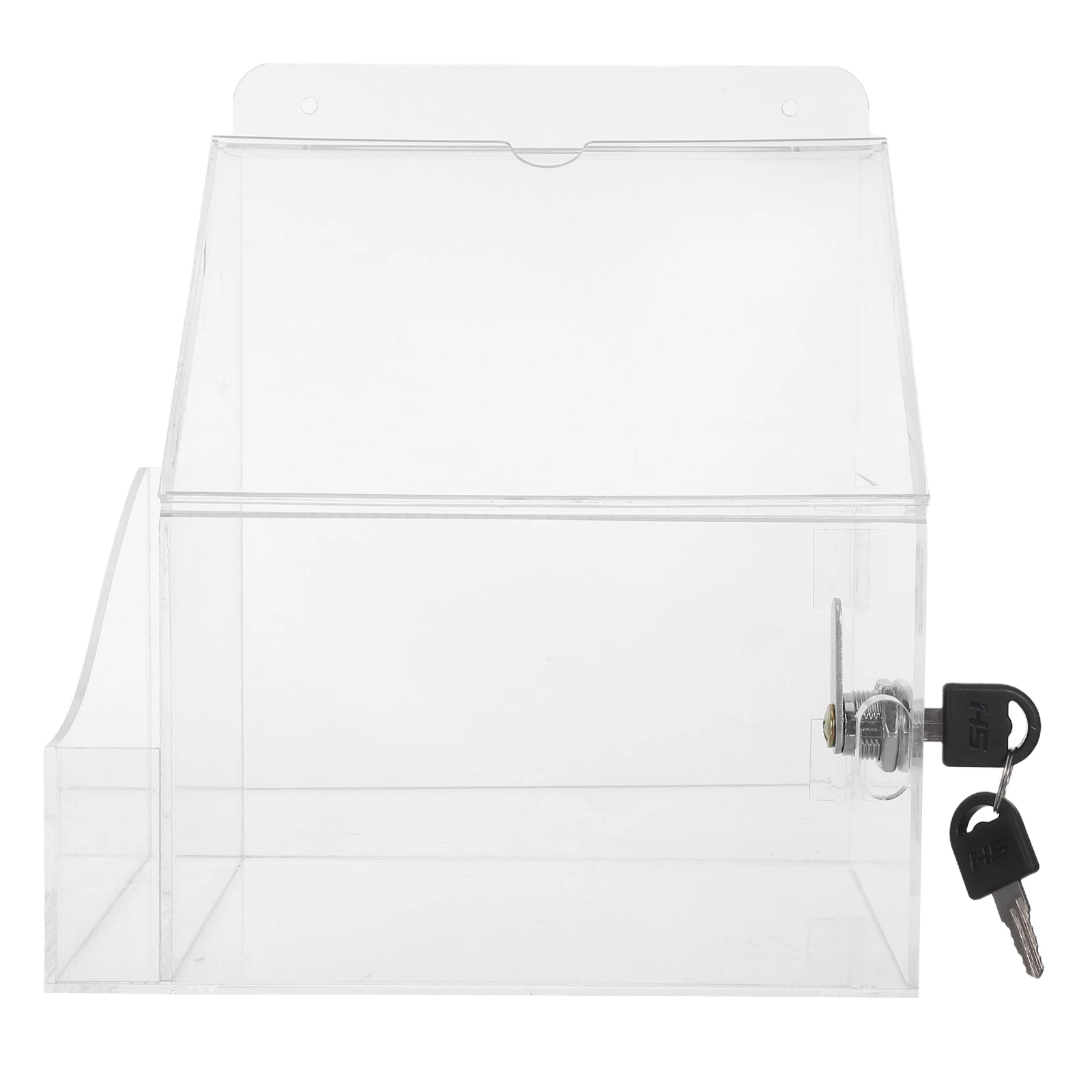 Multifunctional Voting Box Donation Boxes for Fundraising Raffle Ticket Container Business Card Case Holder Acrylic
Multifunctional Voting Box Donation Boxes for Fundraising Raffle Ticket Container Business Card Case Holder Acrylic