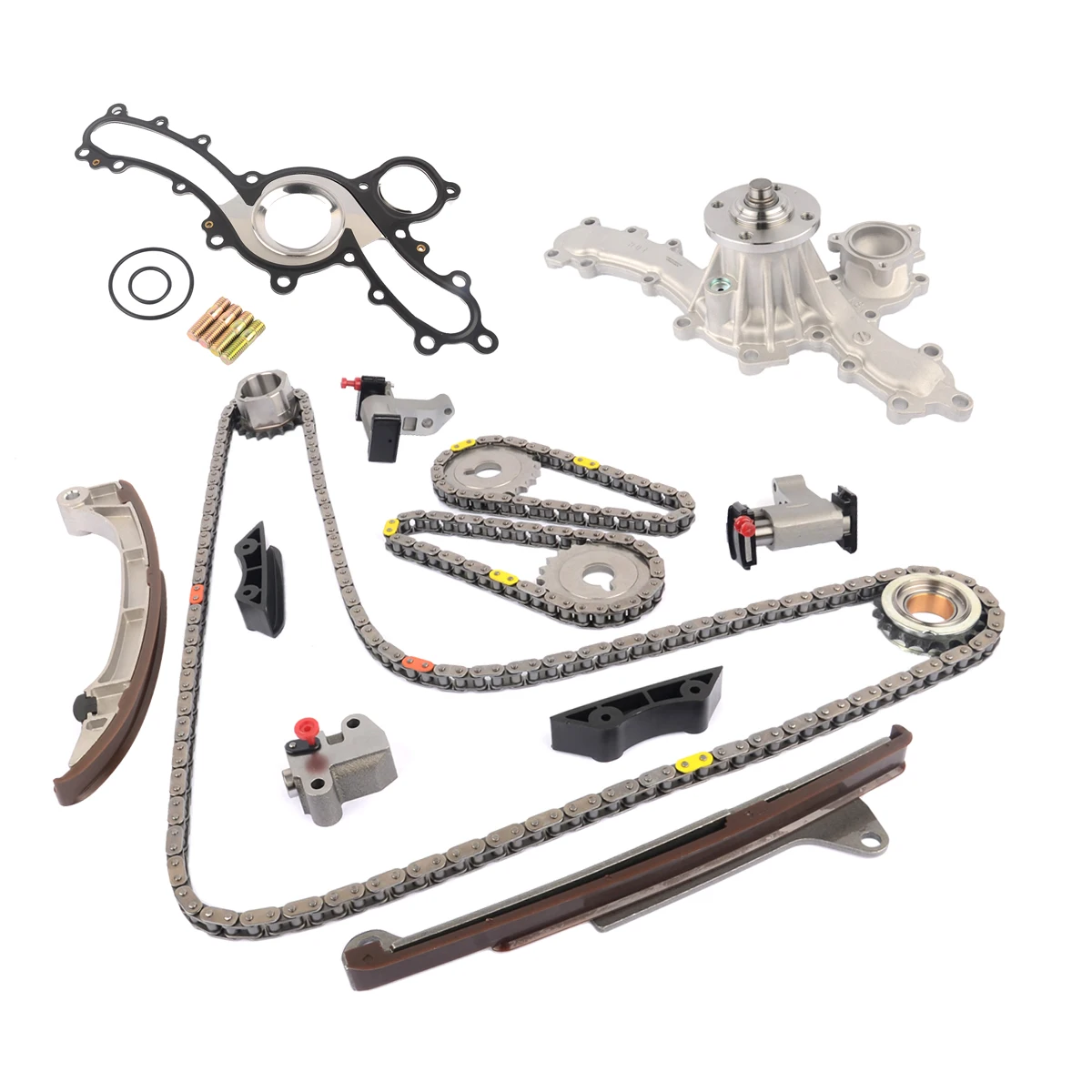 AP01 Timing Chain Kit & Water Pump for Toyota 4Runner Tundra Tacoma 4.0L 3956CC 2003-2012 16100-09470 13560-AD010
AP01 Timing Chain Kit & Water Pump for Toyota 4Runner Tundra Tacoma 4.0L 3956CC 2003-2012 16100-09470 13560-AD010