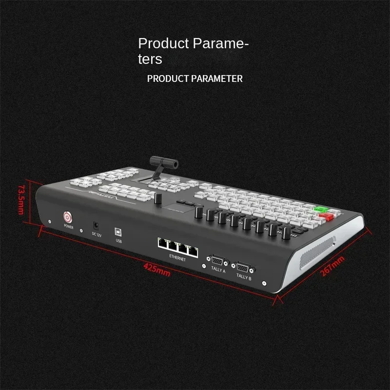 Applicable to Director Keyboard TY-K1700HD Support Control BMD Atem 1 M/E Series and VMIX
Applicable to Director Keyboard TY-K1700HD Support Control BMD Atem 1 M/E Series and VMIX