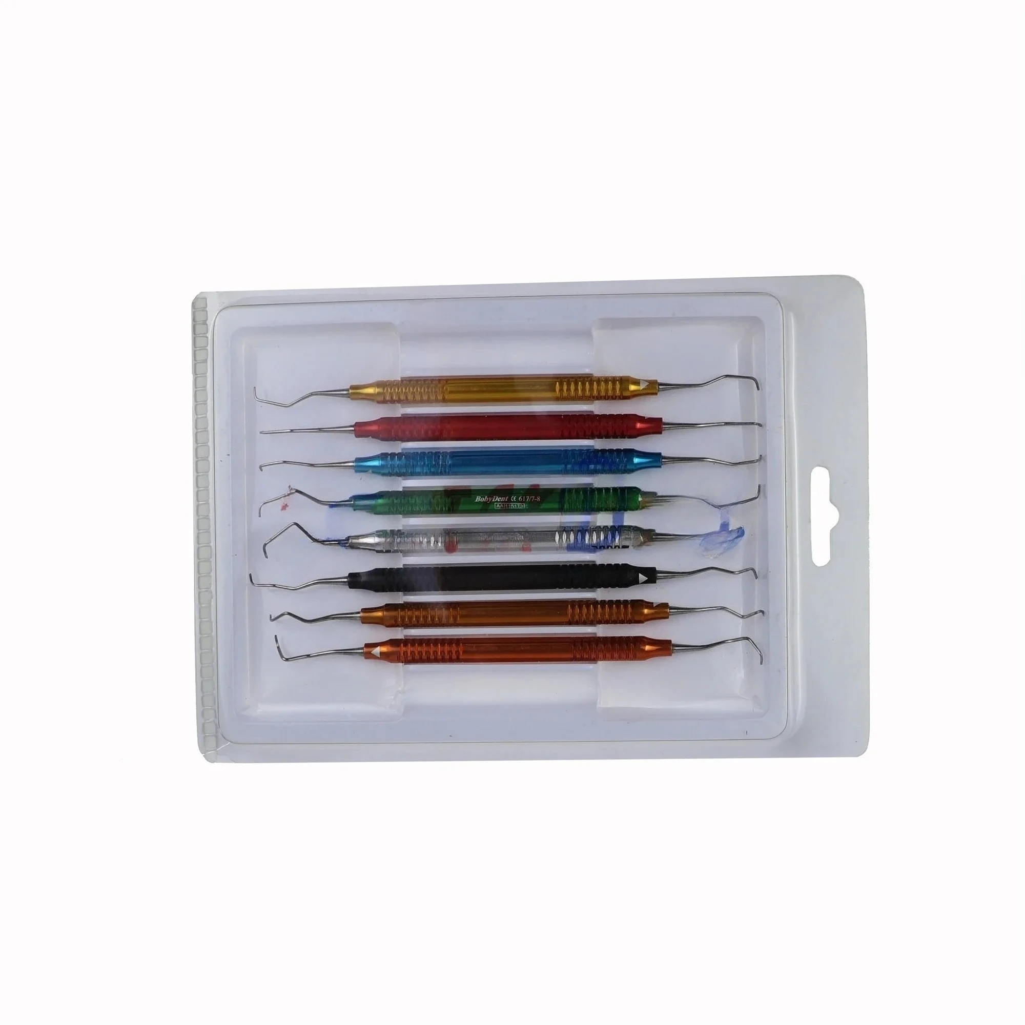 Color Coateds Anteriors Posteriors Root Scalers Periodontals Graceys Curettes Handles set Dentals Instruments
Color Coateds Anteriors Posteriors Root Scalers Periodontals Graceys Curettes Handles set Dentals Instruments
