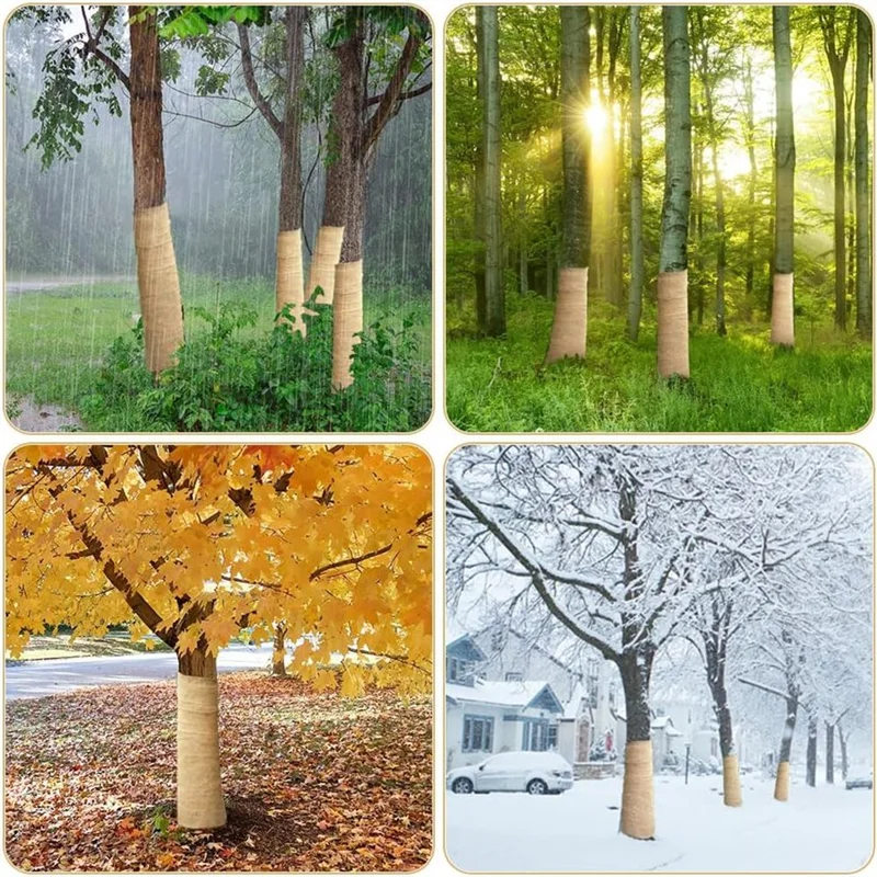 AEA4-6Rolls Natural Burlap Tree Wrap, Burlap Fabric Tree Trunk Protector For Gardening Winter Keep Plant Warm 20X450cm
AEA4-6Rolls Natural Burlap Tree Wrap, Burlap Fabric Tree Trunk Protector For Gardening Winter Keep Plant Warm 20X450cm